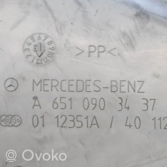 Mercedes-Benz E A207 Ohjaamon sisäilman ilmakanava A6510903437