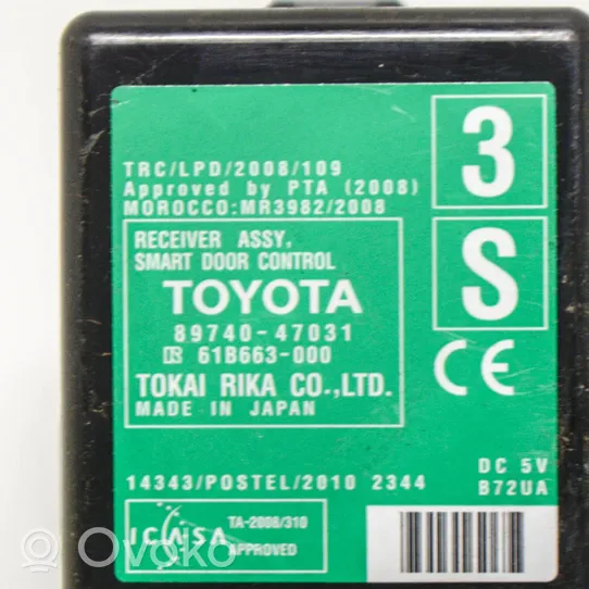 Toyota Prius (XW30) Kiti prietaisai MR3982