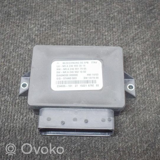 Mercedes-Benz A W176 Moduł / Sterownik hamulca postojowego EMF A2469017905