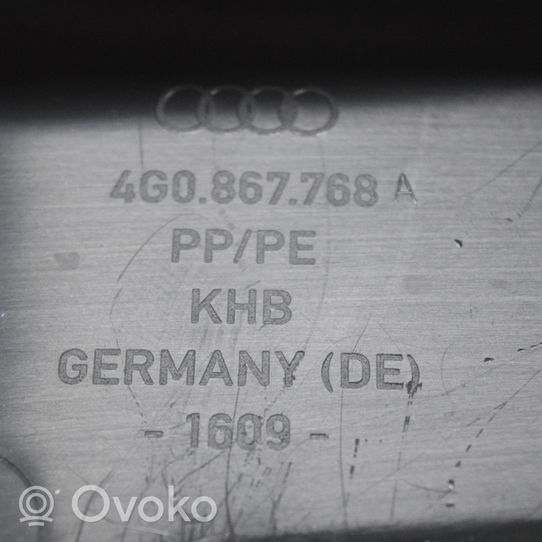 Audi A6 C7 Copertura del rivestimento del sottoporta posteriore 4G0867768A
