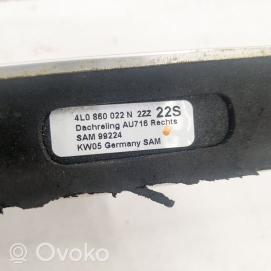 Audi Q7 4L Katon poikittaiskiskot ”sarvilla” 4L0860022N