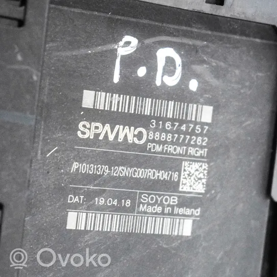 Volvo XC90 Silniczek podnośnika szyby drzwi 8888777262