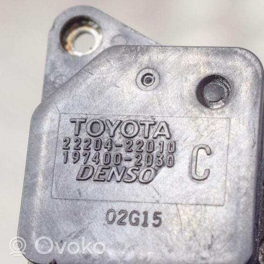 Toyota Prius (NHW20) Przepływomierz masowy powietrza MAF 1974002030