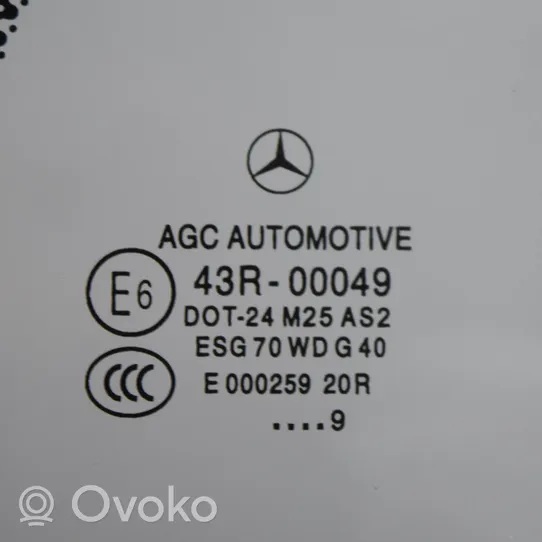 Mercedes-Benz SL R231 Galinis šoninis kėbulo stiklas A2316700106