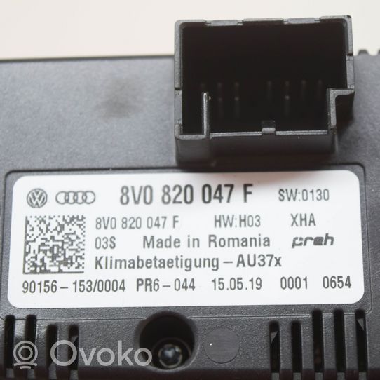 Audi Q2 - Sisätuulettimen ohjauskytkin 8V0820047F