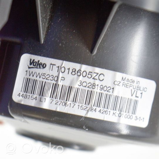 Volkswagen Tiguan Pečiuko ventiliatorius/ putikas 3Q2819021