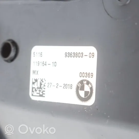 BMW X3 G01 Uchwyt na kubek deski rozdzielczej 9363803