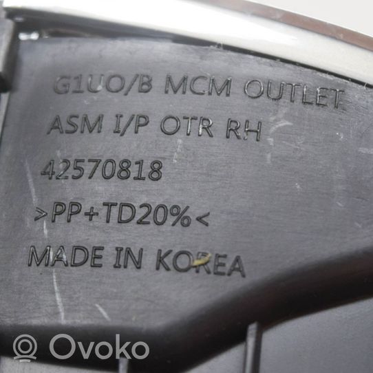 Opel Mokka X Copertura griglia di ventilazione cruscotto 42570818