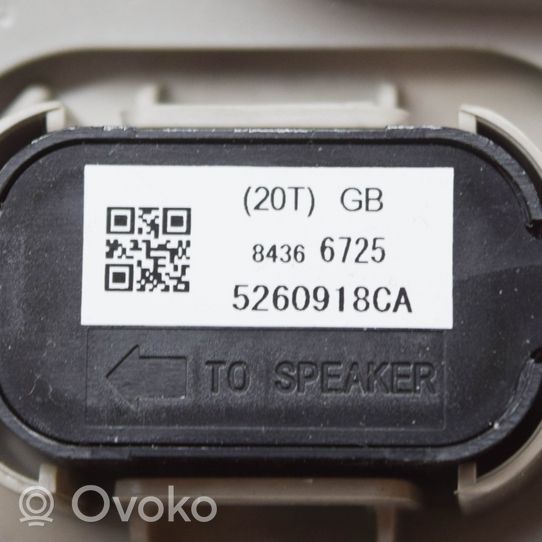 Opel Mokka X Luz del asiento delantero 5260918CA