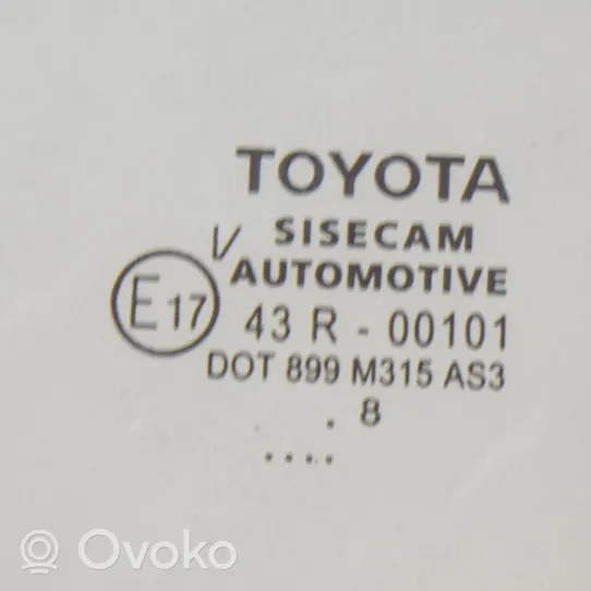 Toyota C-HR Fenêtre latérale avant / vitre triangulaire 68189F4010