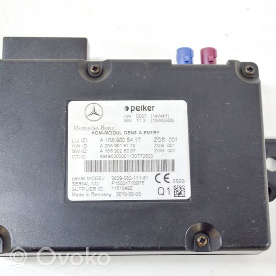 Mercedes-Benz C W205 Autres dispositifs A1669028207