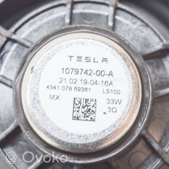 Tesla Model 3 Głośnik drzwi tylnych 107974200A