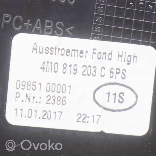 Audi Q7 4M Altri elementi della console centrale (tunnel) 4M0819203C