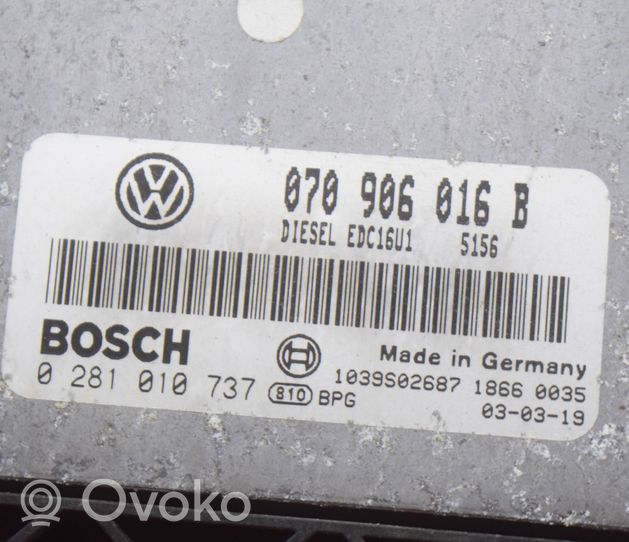 Volkswagen Phaeton Moottorin ohjainlaite/moduuli 1039S02687