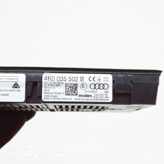 Audi A6 S6 C8 4K Modulo di ricarica wireless 4K0035502B