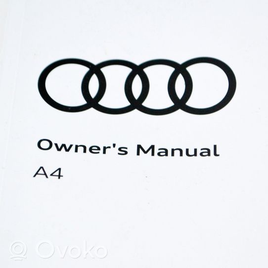 Audi A4 S4 B9 Libretto uso e manutenzioni 8W0012720AH