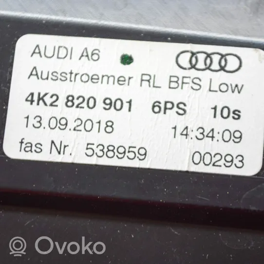 Audi A7 S7 4K8 Rivestimento del vano portaoggetti del cruscotto 4K2820901