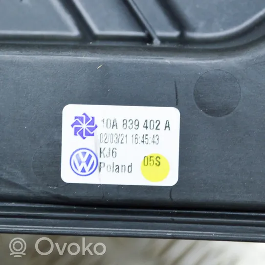 Volkswagen ID.3 Elektryczny podnośnik szyby drzwi tylnych 10A839402A