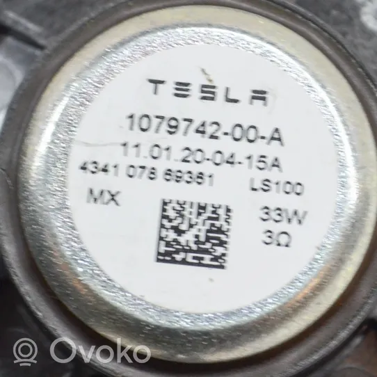 Tesla Model 3 Altoparlante portiera posteriore 107974200A