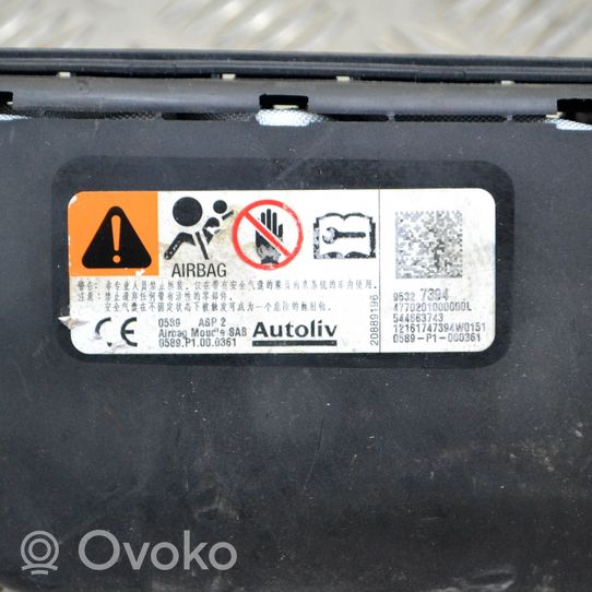 Opel Mokka X Poduszka powietrzna Airbag fotela 95327394