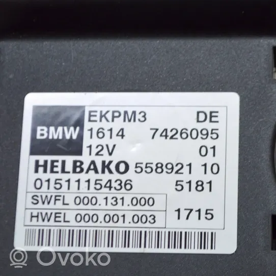 BMW 3 F30 F35 F31 Sterownik / Moduł pompy wtryskowej 000131000