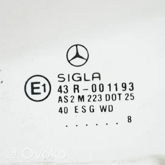 Mercedes-Benz SLK R170 Takasivuikkuna/-lasi 43R001193