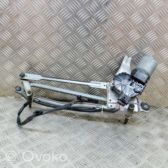 Peugeot 207 CC Mechanizm i silniczek wycieraczek szyby przedniej / czołowej 0390241931