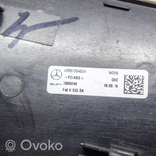 Mercedes-Benz GLC X253 C253 Priekinė apdailos juosta A2057204524