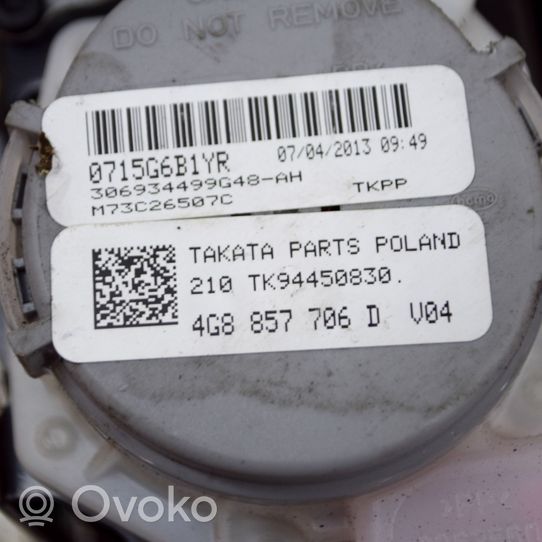 Audi A6 C7 Pas bezpieczeństwa fotela przedniego 4G8857706D