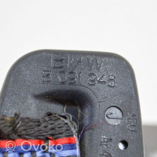 BMW 5 G30 G31 Ceinture de sécurité arrière centrale (siège) 8091948