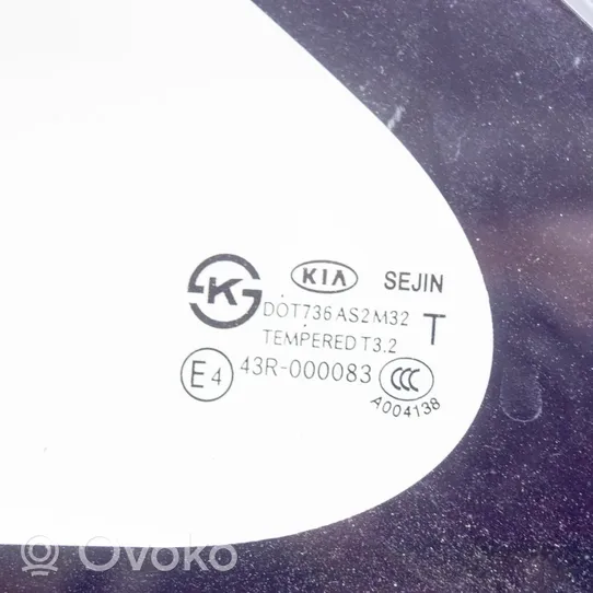 KIA Rio Galinis šoninis kėbulo stiklas 878101W300