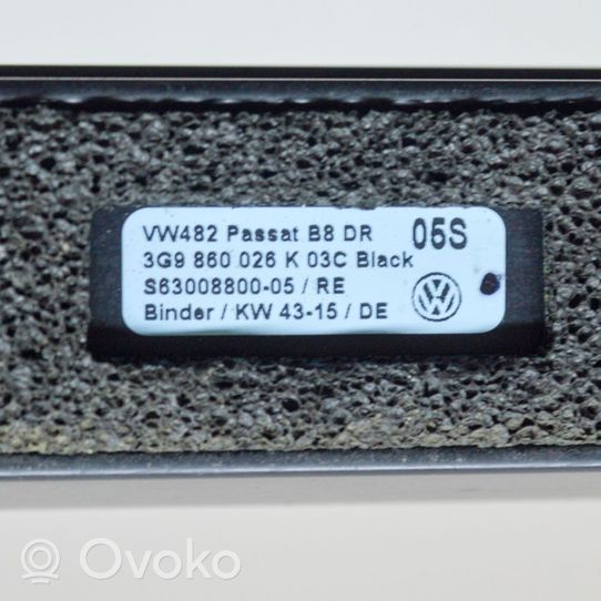 Volkswagen PASSAT B8 Binario barra tetto 3G9860026K