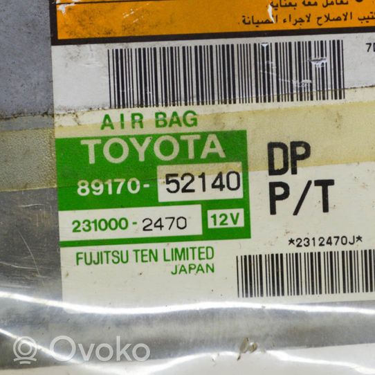 Toyota Yaris Oro pagalvių valdymo blokas 2310002470
