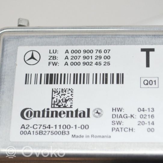 Mercedes-Benz E W212 Vaizdo kamera priekiniame bamperyje A2079012900