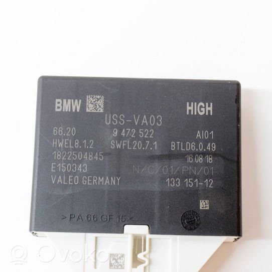 BMW 5 G30 G31 Sterownik / Moduł parkowania PDC 9472522