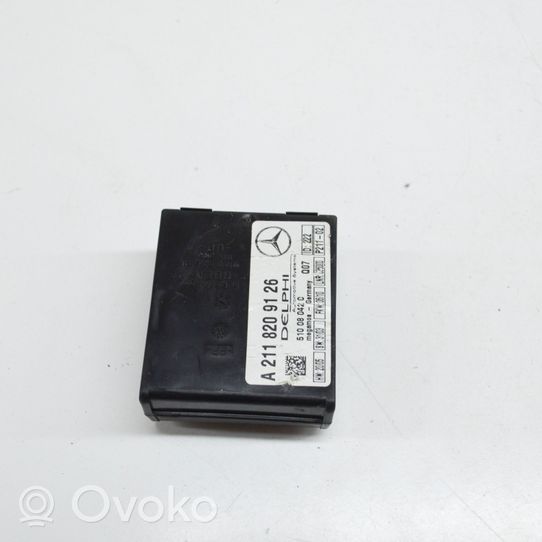 Mercedes-Benz CLC CL203 Alarm control unit/module A2118209126