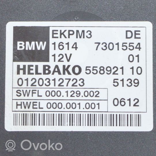 BMW 3 F30 F35 F31 Degvielas sūkņa vadības bloks 7301554