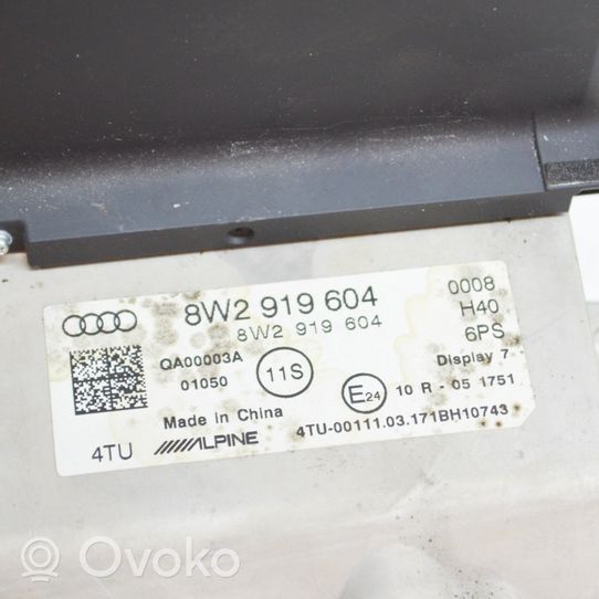 Audi A5 Monitor / wyświetlacz / ekran 8W2919604