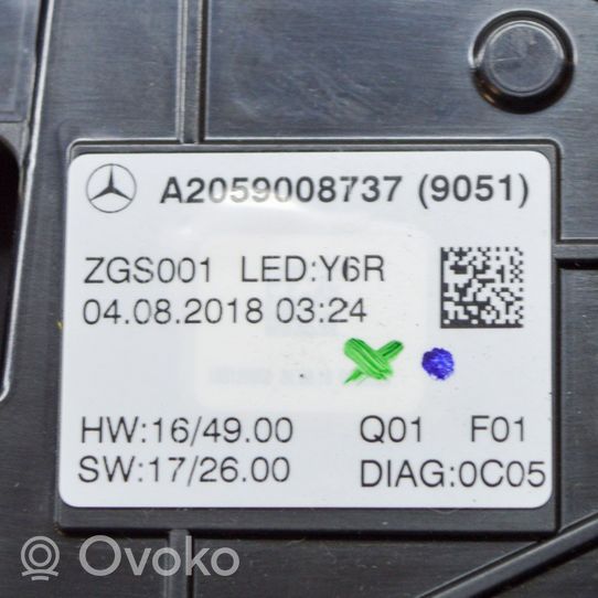 Mercedes-Benz C AMG W205 Kit interrupteurs A2059008737