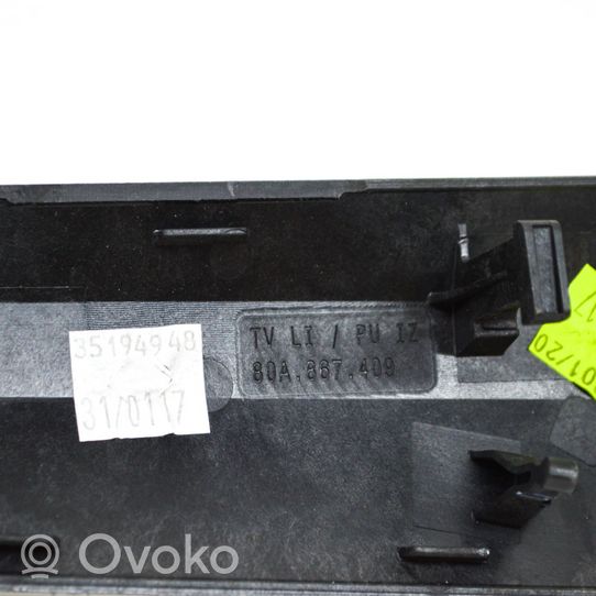 Audi Q5 SQ5 Muu takaoven verhoiluelementti 80A867409T