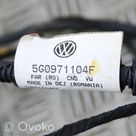 Volkswagen Golf VII Parking sensor (PDC) wiring loom 5G0971104F
