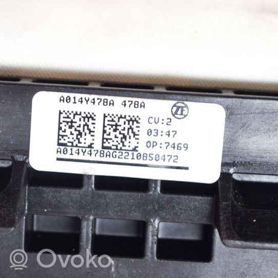 Opel Mokka X Matkustajan turvatyyny 9844801680