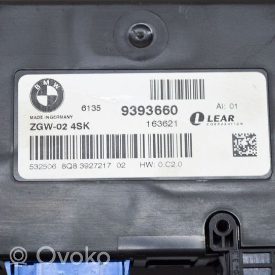 BMW 6 F12 F13 Moduł sterowania Gateway 9393660