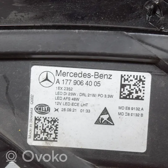 Mercedes-Benz A W177 Lampa przednia MDE89132B