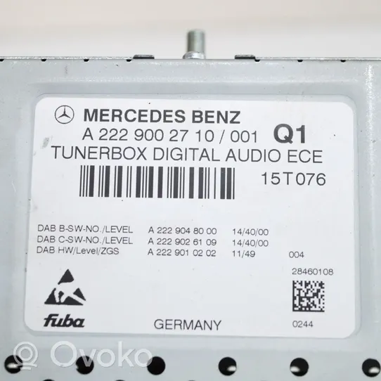 Mercedes-Benz E W212 Wzmacniacz audio A2229026109