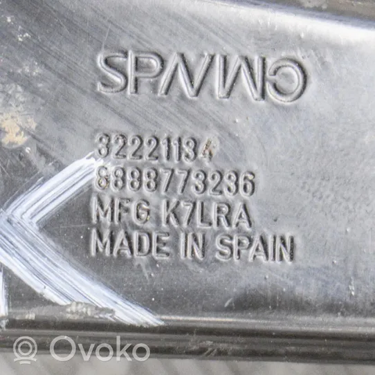 Volvo XC40 Taka-ylätukivarren haarukkavipu 8888773236