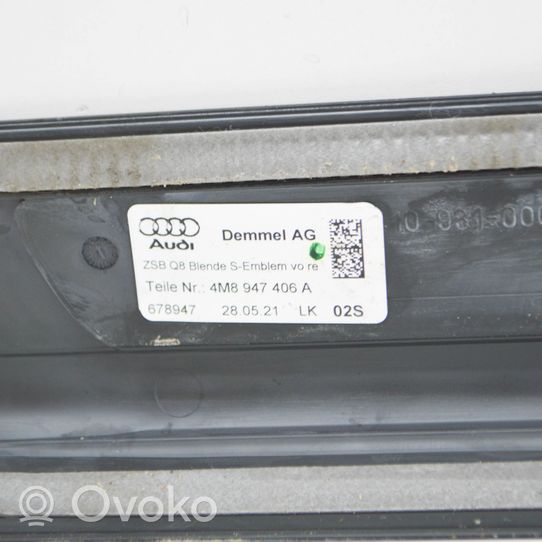 Audi Q8 Moldura protectora del borde delantero 4M8947406A