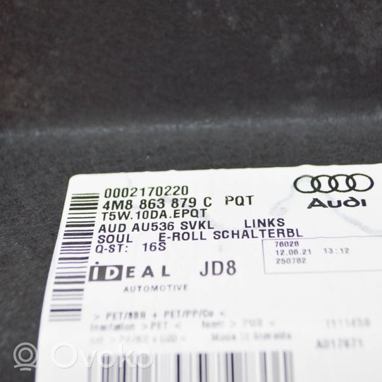 Audi Q8 Tavaratilan/takakontin alempi sivuverhoilu 4M8863879C