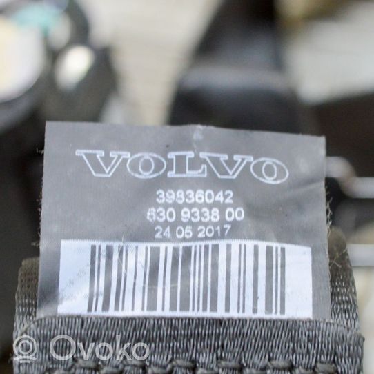 Volvo S90, V90 Takaistuimen turvavyö 39836042