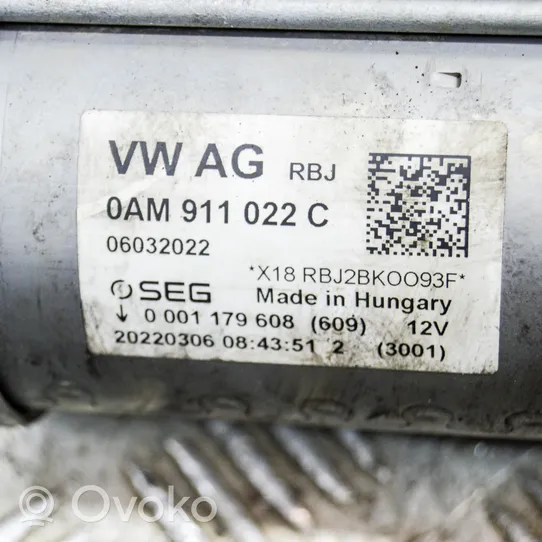 Volkswagen Golf VIII Starter motor 0AM911022C